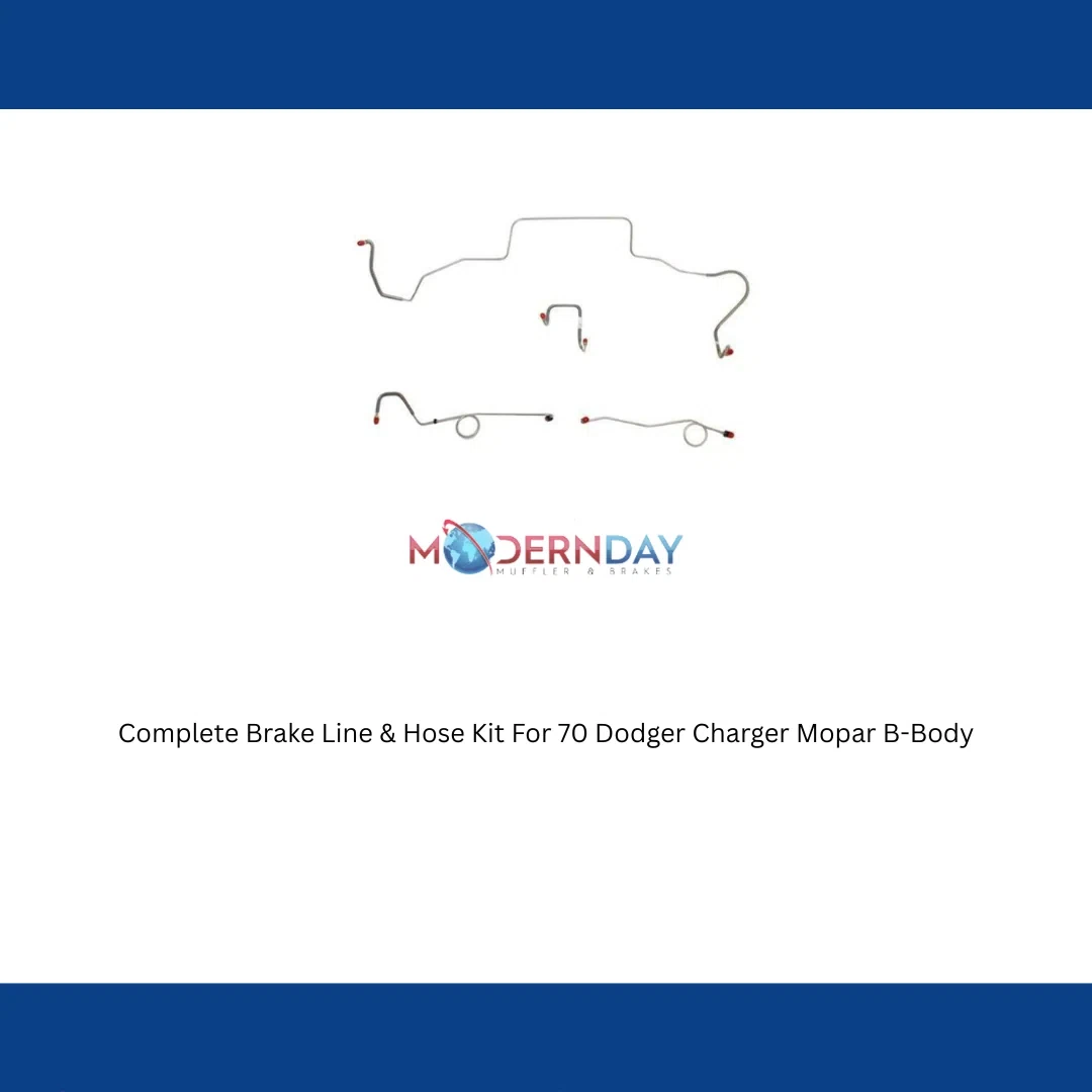 Complete Brake Line & Hose Kit For 70 Dodger Charger Mopar B-Body - BLH105SS